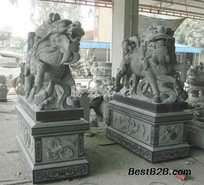 祥瑞之獸，匠心之作——探訪騰磊雕塑的石雕麒麟藝術